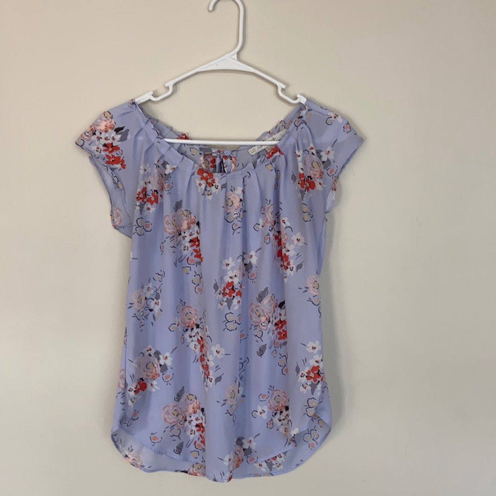Lauren Conrad blouse, tie back at neck. Like new.